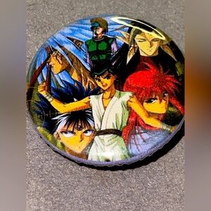 Yu Yu Hakuso Button Pin Great Condition